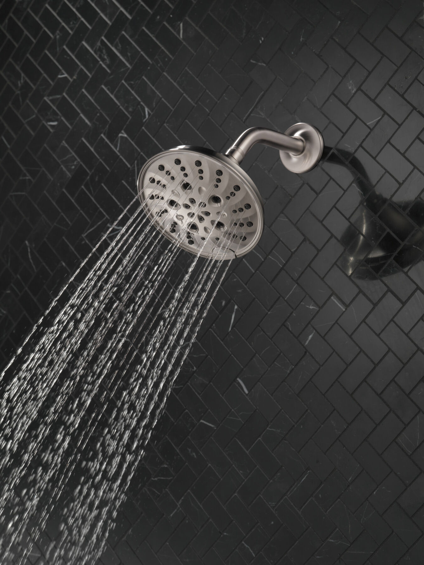 H<sub>2</sub>Okinetic&reg; 5-Setting Traditional Raincan Shower Head (Recertified)