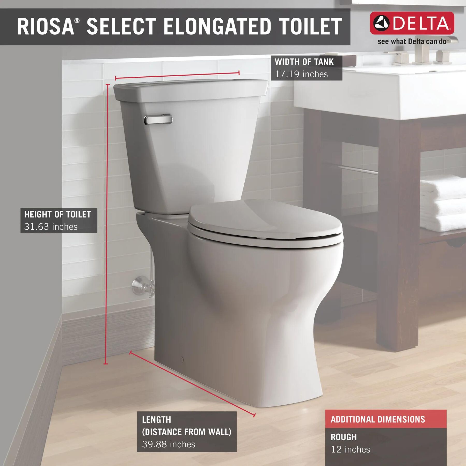Select Elongated Concealed Trapway Toilet
