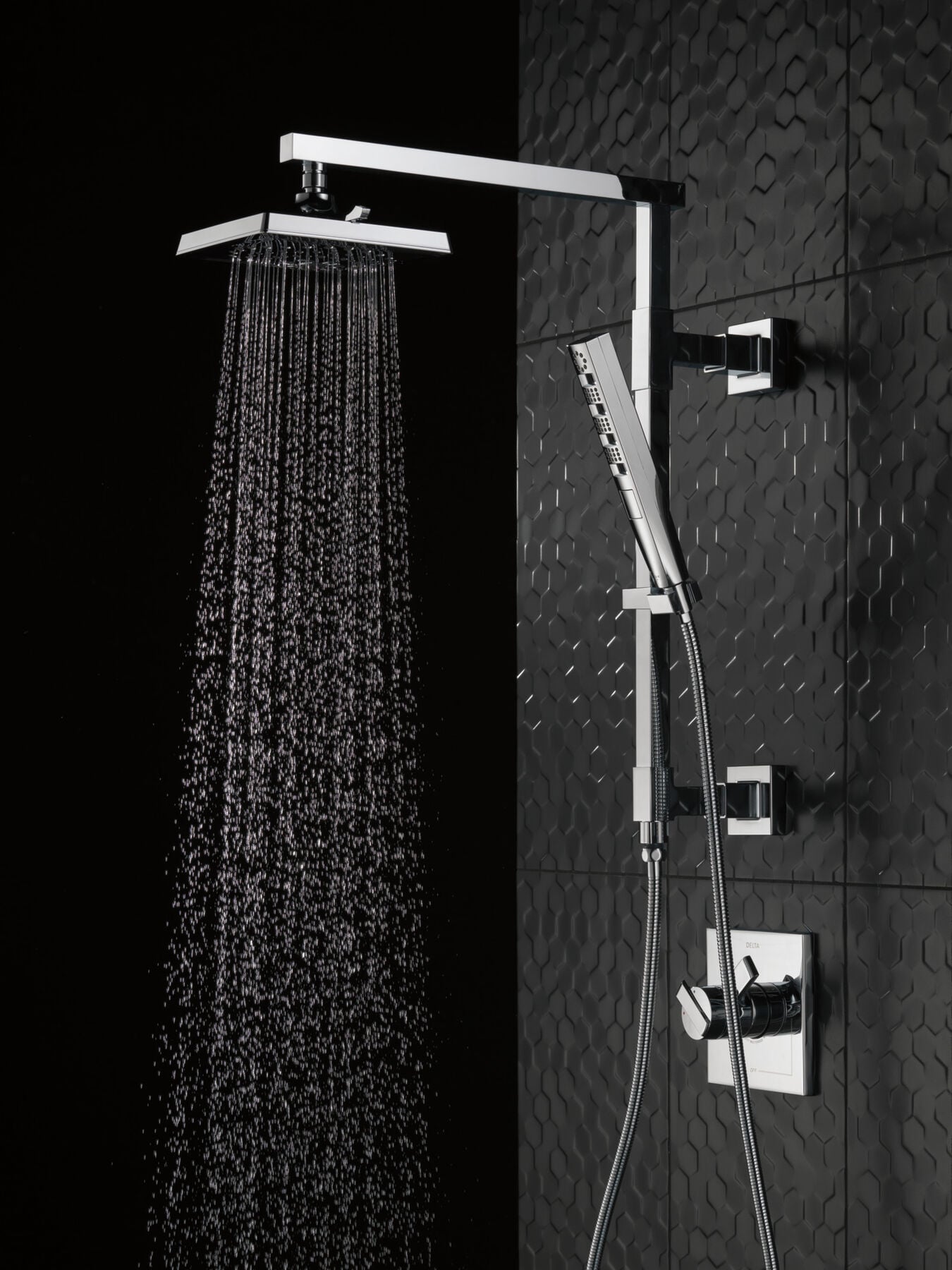 H<sub>2</sub>Okinetic&reg; 3-Setting Raincan Shower Head