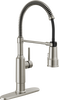 Single-Handle Pull-Down Spring Kitchen Faucet (Recertified)