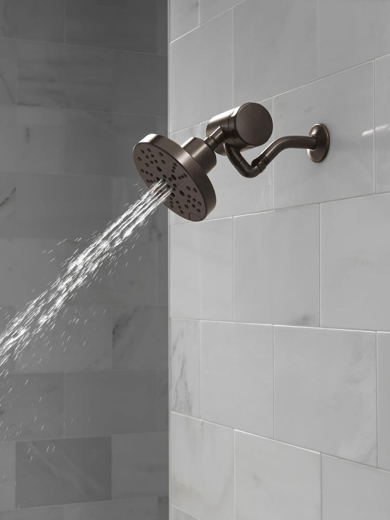 H<sub>2</sub>Okinetic&reg; 5-Setting Contemporary Raincan Shower Head
