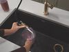 Single Handle Pull-Down Kitchen Faucet With Spring Spout