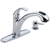 Single Handle Pull-Out Kitchen Faucet with Soap Dispenser