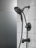 H<sub>2</sub>Okinetic&reg; In2ition&reg; 5-Setting Two-in-One Shower
