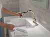 Single Handle Pull-Down Bathroom Faucet