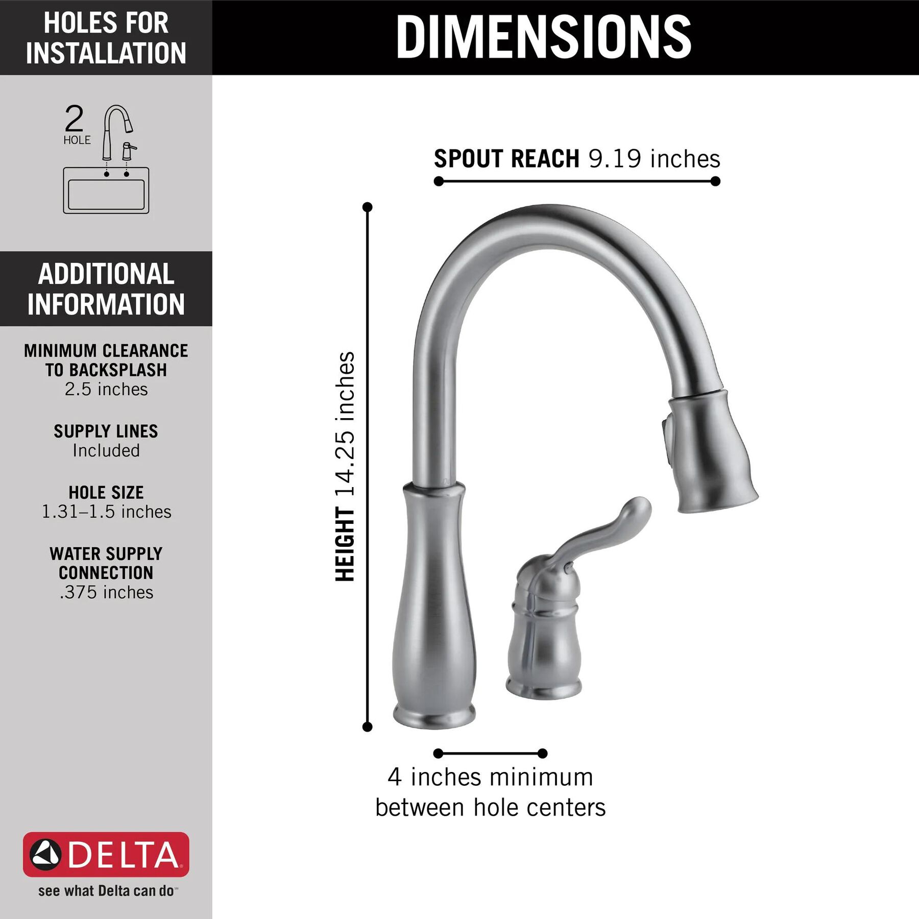 Single Handle Pull-Down Kitchen Faucet