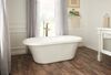 Single Handle Floor Mount Tub Filler Trim with Hand Shower