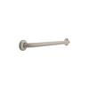 1-1/4" x 24" Grab Bar with Decorative Flange, Concealed Mounting