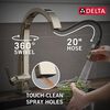 Single Handle Pull Down Kitchen Faucet with Touch<sub>2</sub>O&reg; Technology