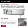 33&rdquo; Retrofit Farmhouse Apron Front 16 Gauge Stainless Steel Single Bowl Kitchen Sink for Undermount / Drop-In Installation with Accessories