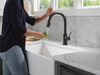 Touch2O with Touchless Technology Single Handle Pull-Down Kitchen Faucet with Soap Dispenser