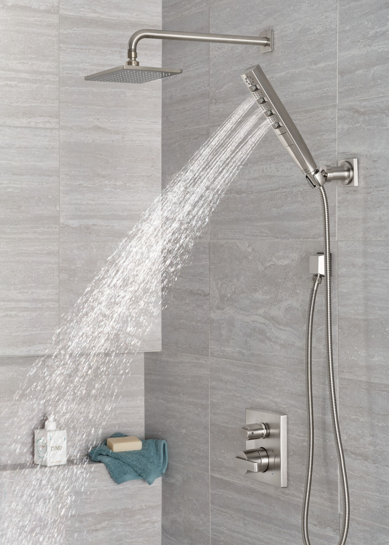 3-Setting Custom Shower Bundle with Raincan - 14 Series