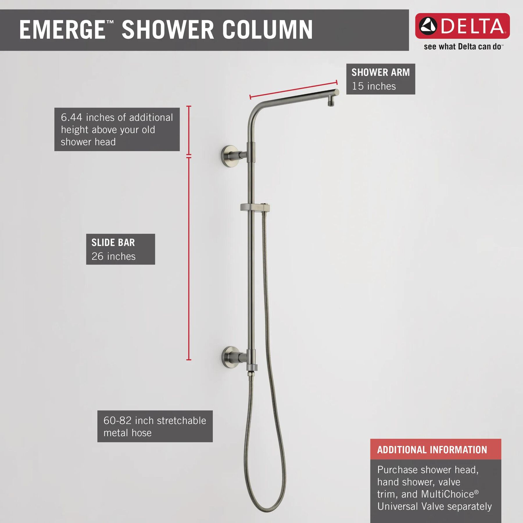Shower Column 26" Round (Recertified)
