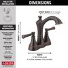 Two Handle Centerset Bathroom Faucet