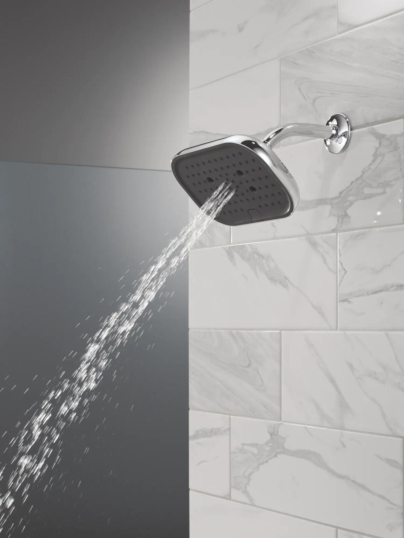 H2Okinetic&reg; 6-Setting 9-inch Raincan Shower Head with Silicone Spray Face