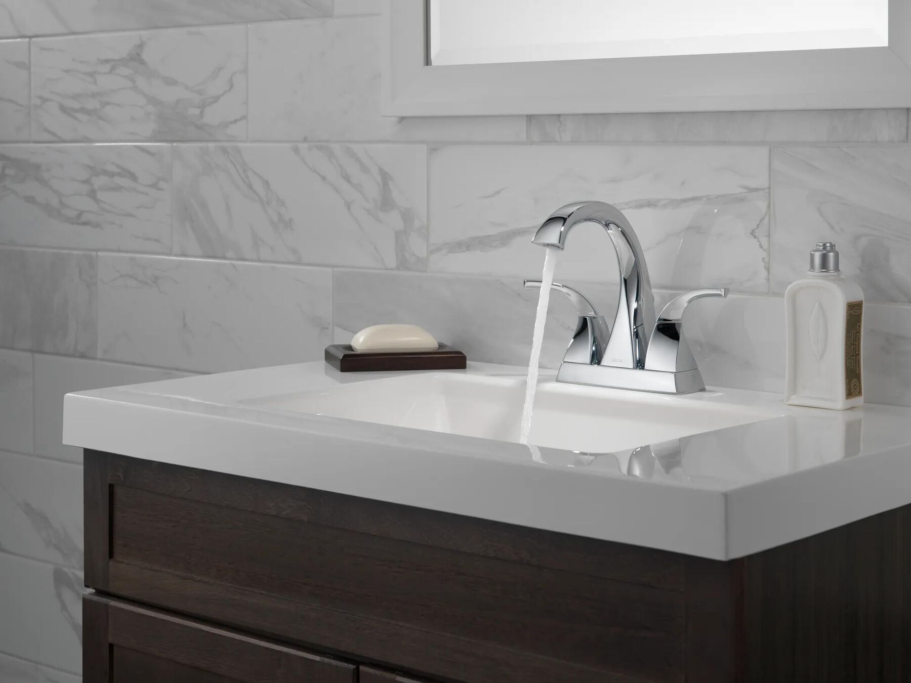 Two Handle Centerset Bathroom Faucet