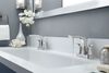 Two Handle Centerset Bathroom Faucet - Metal Pop-Up