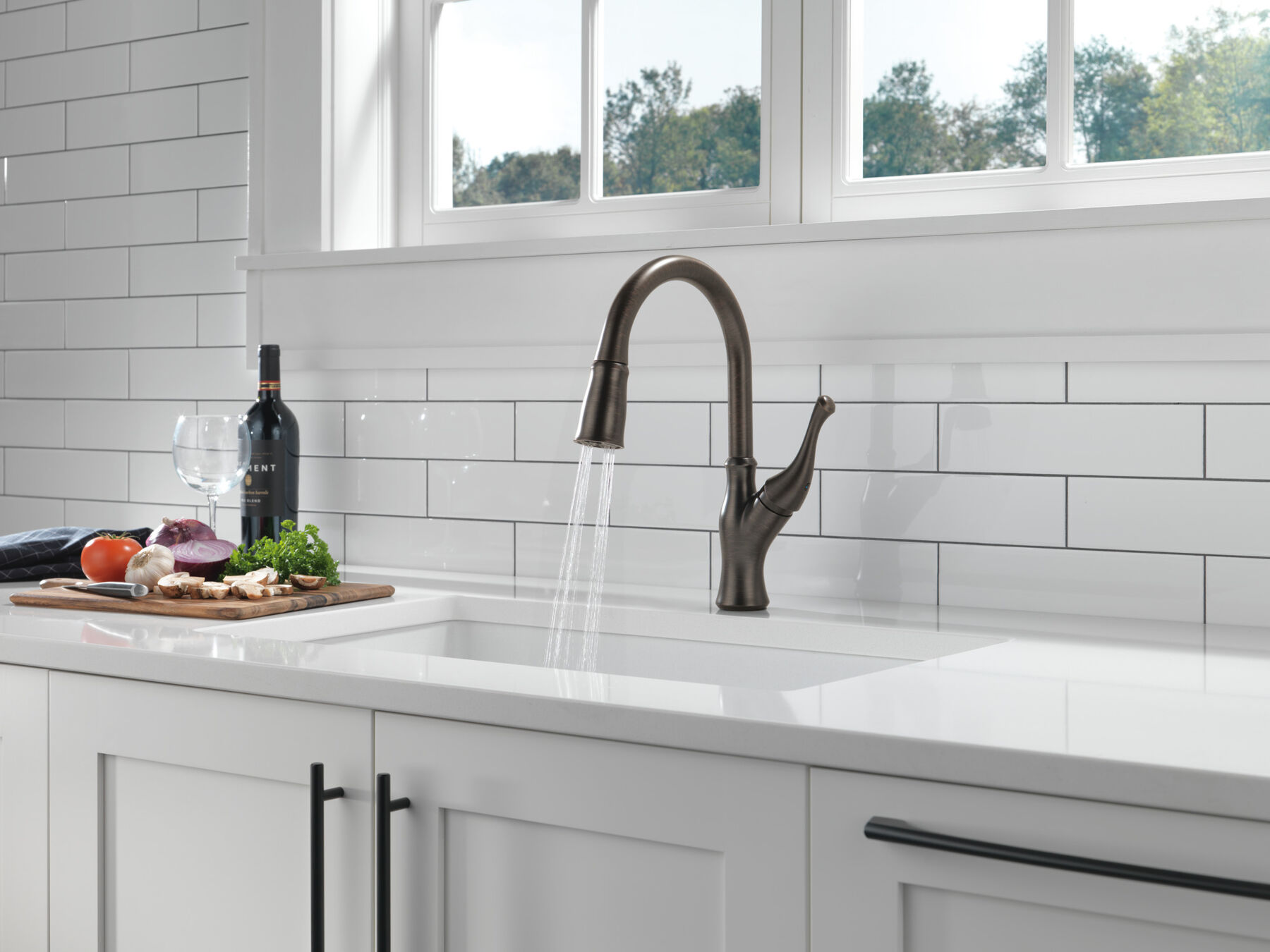 Single-Handle Pull-Down Kitchen Faucet