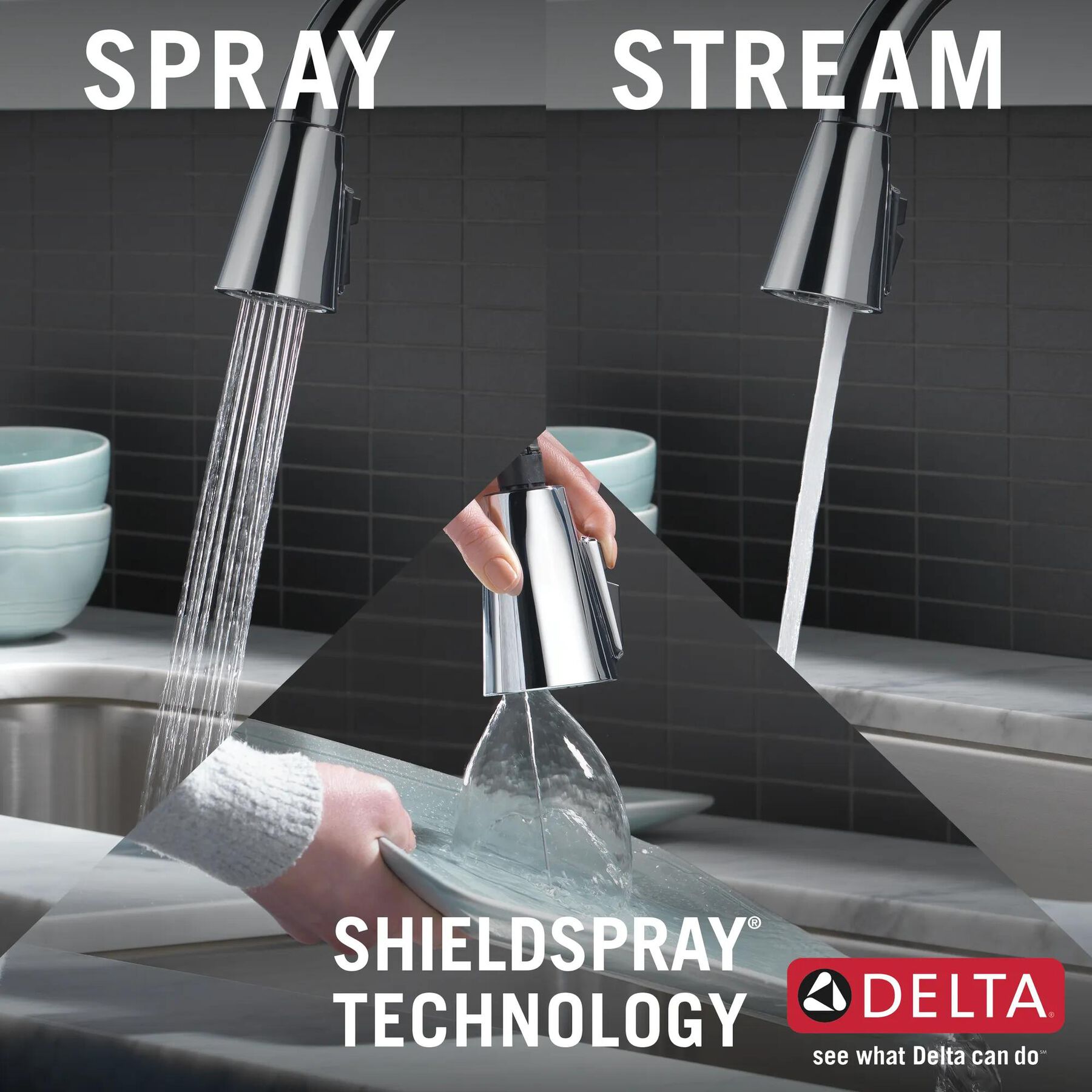 Single-Handle Pull-Down Kitchen Faucet