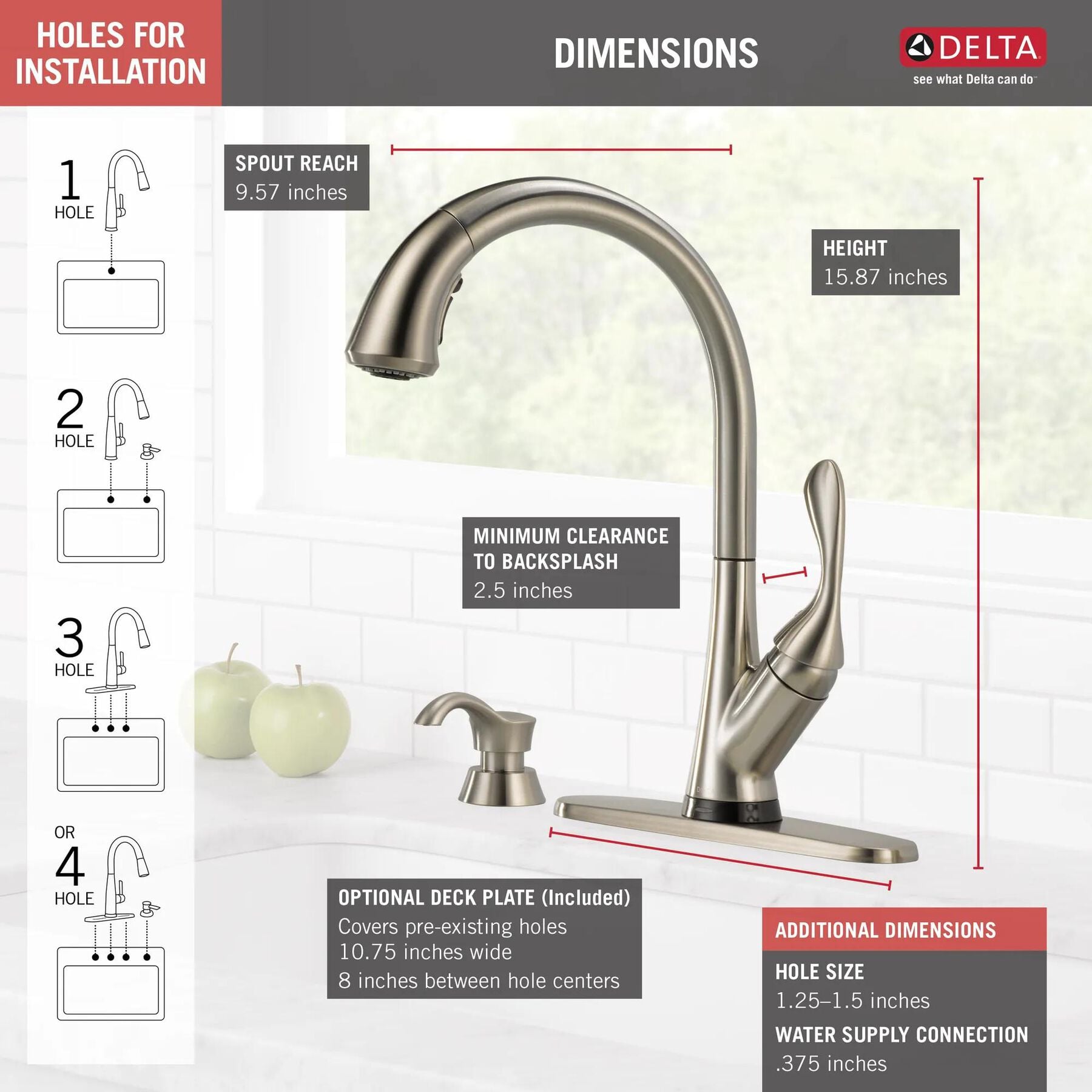 Single Handle Pull-Down Kitchen Faucet with Touch2O&reg; Technology