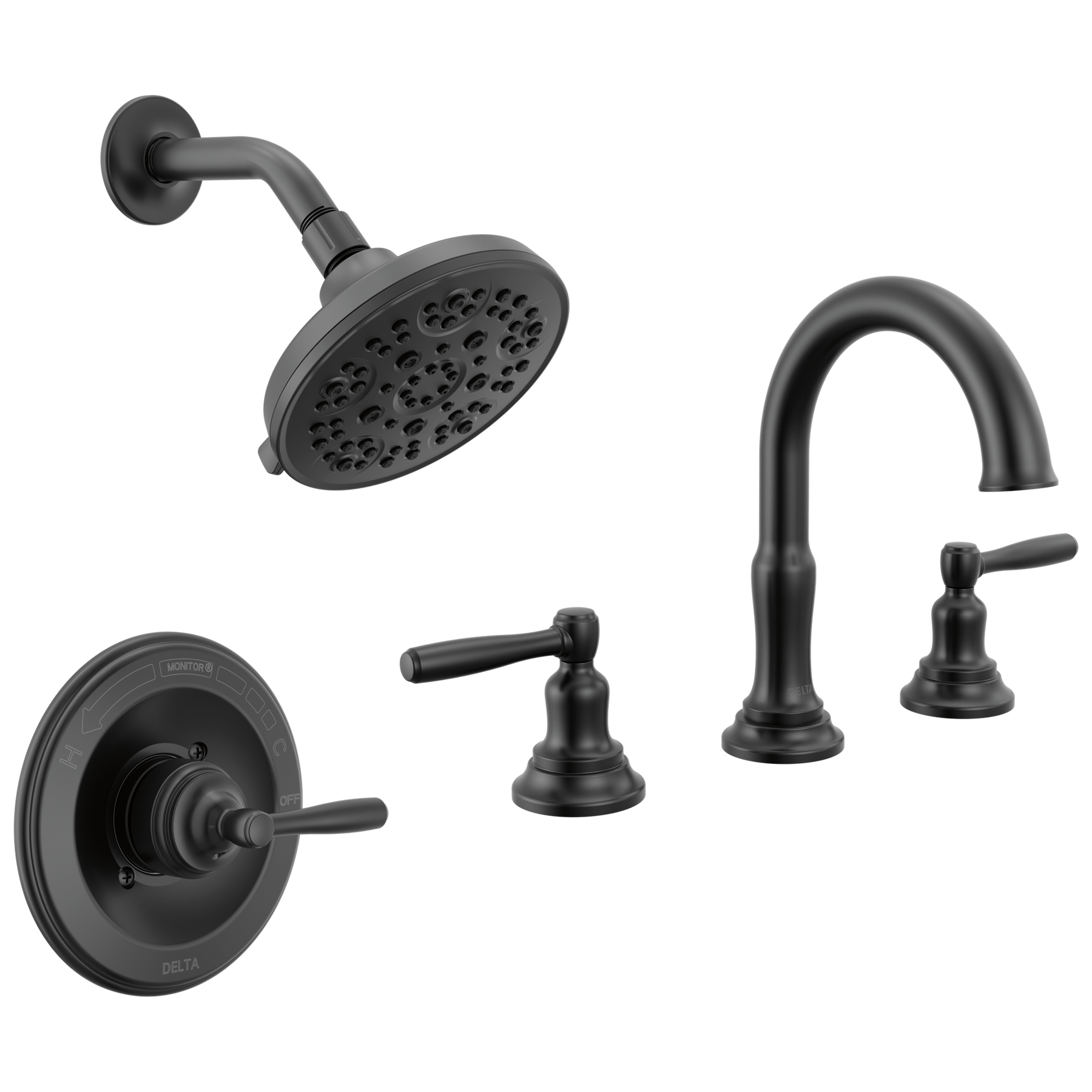 Widespread Lavatory Faucet with 14 Series Shower Trim Bundle
