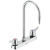 Two Handle 8 In Deck-mount Laboratory Mixing Faucet
