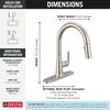 Single Handle Pull-Down Kitchen Faucet