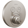 Round Contemporary Push-Button Shower