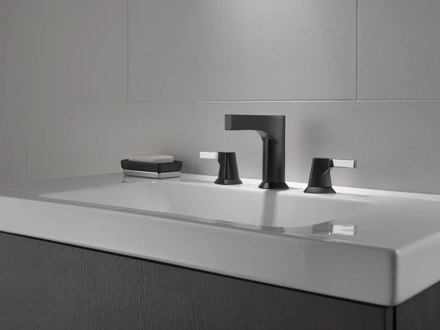 Two Handle Widespread Bathroom Faucet - Less Handles