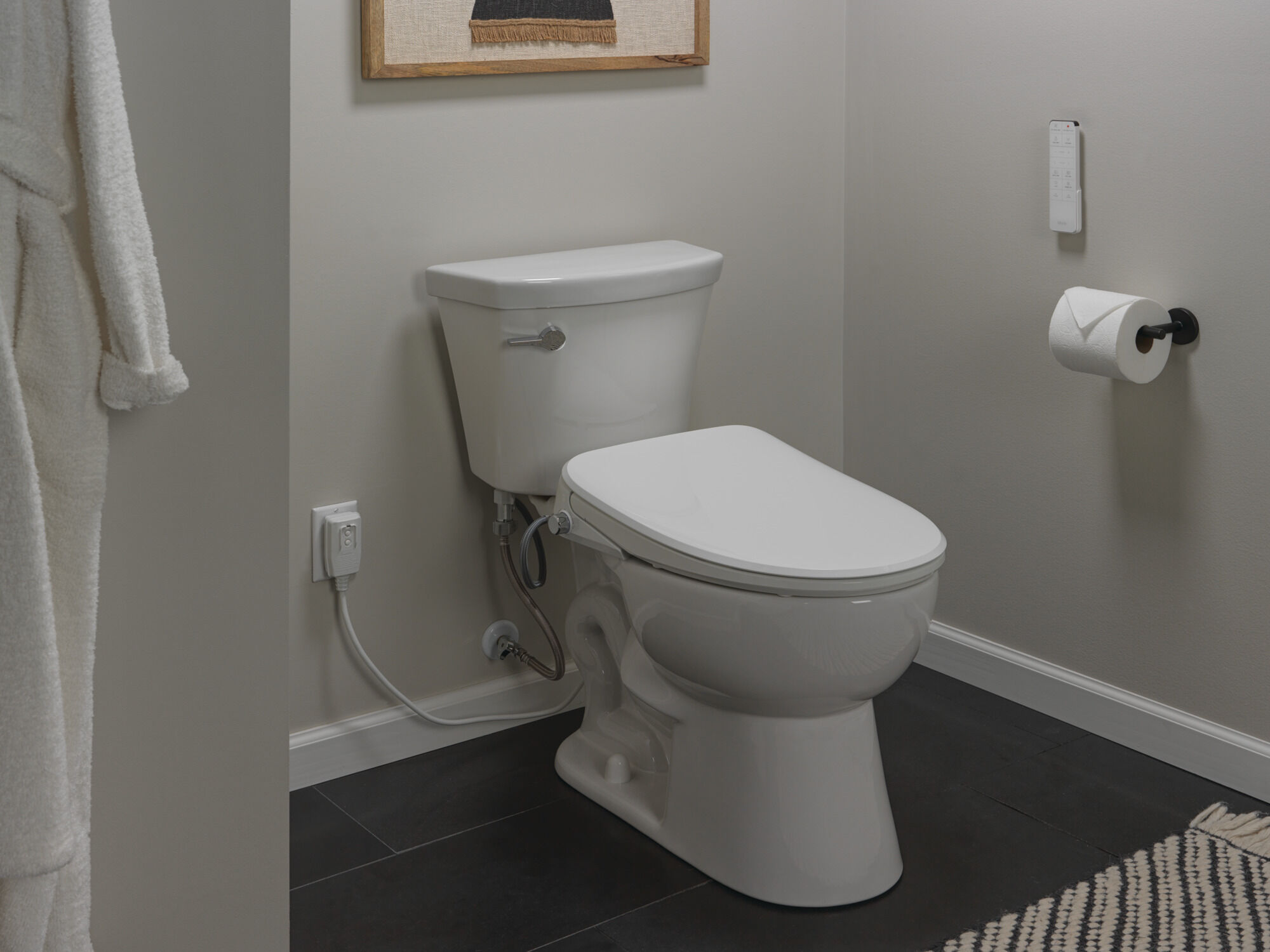 Ultimate Elongated Electric Bidet Toilet Seat in White 893007E-WH