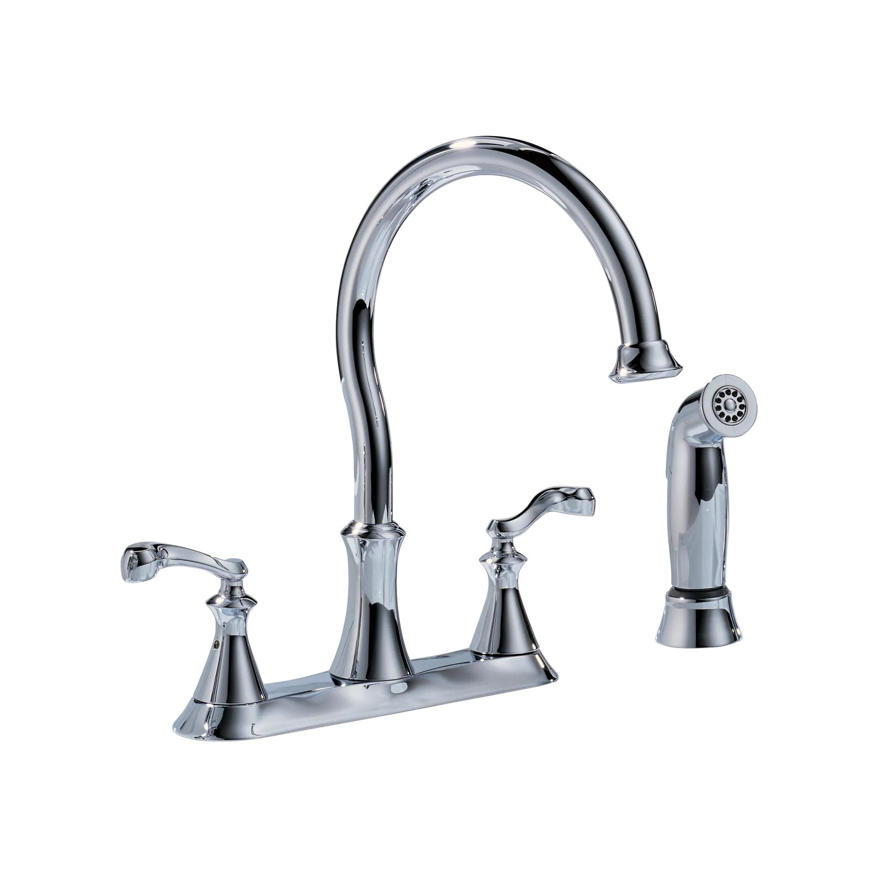 Two Handle Kitchen Faucet w/ spray