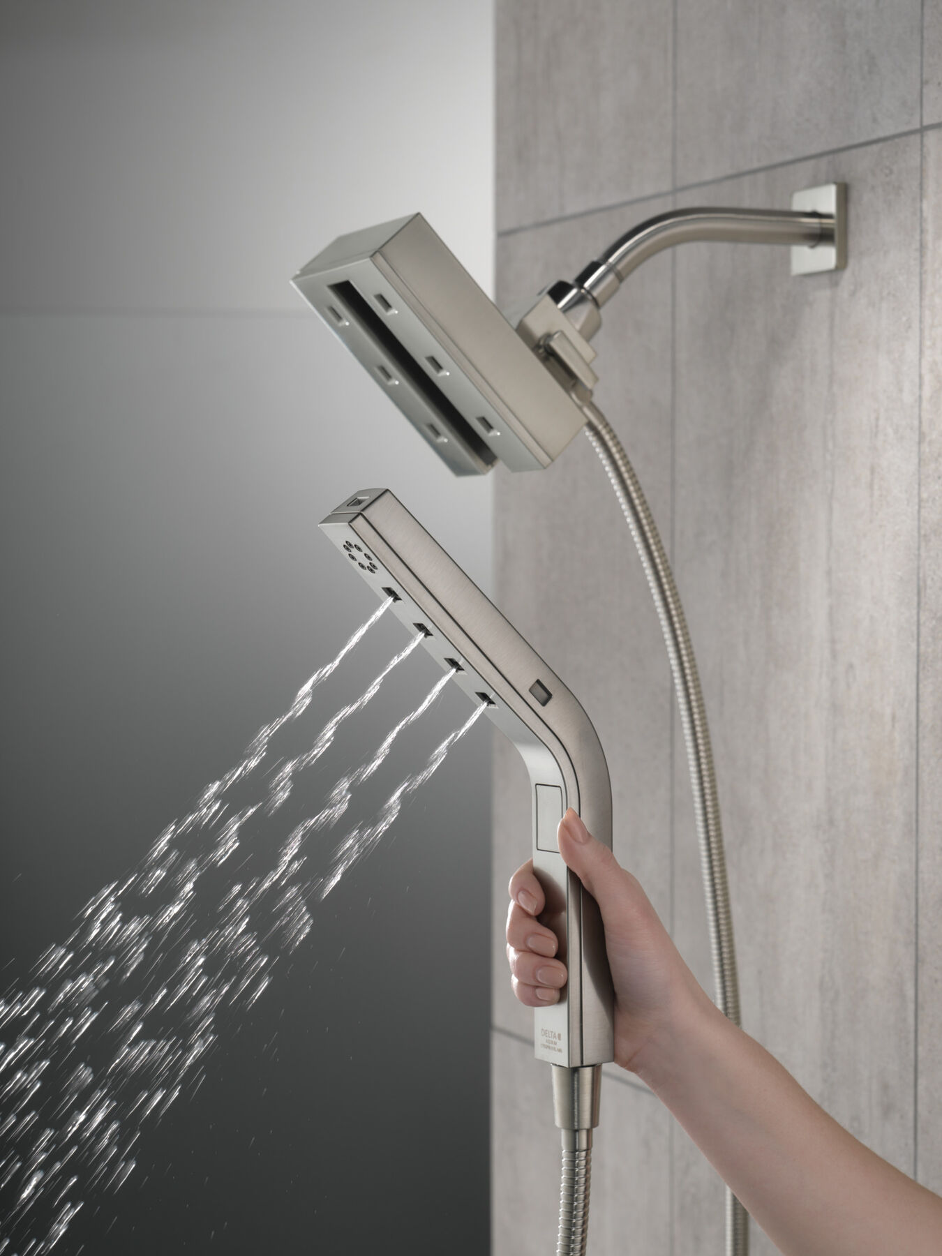 H2Okinetic&reg; In2ition&reg; 4-Setting Two-in-One Shower (Recertified)