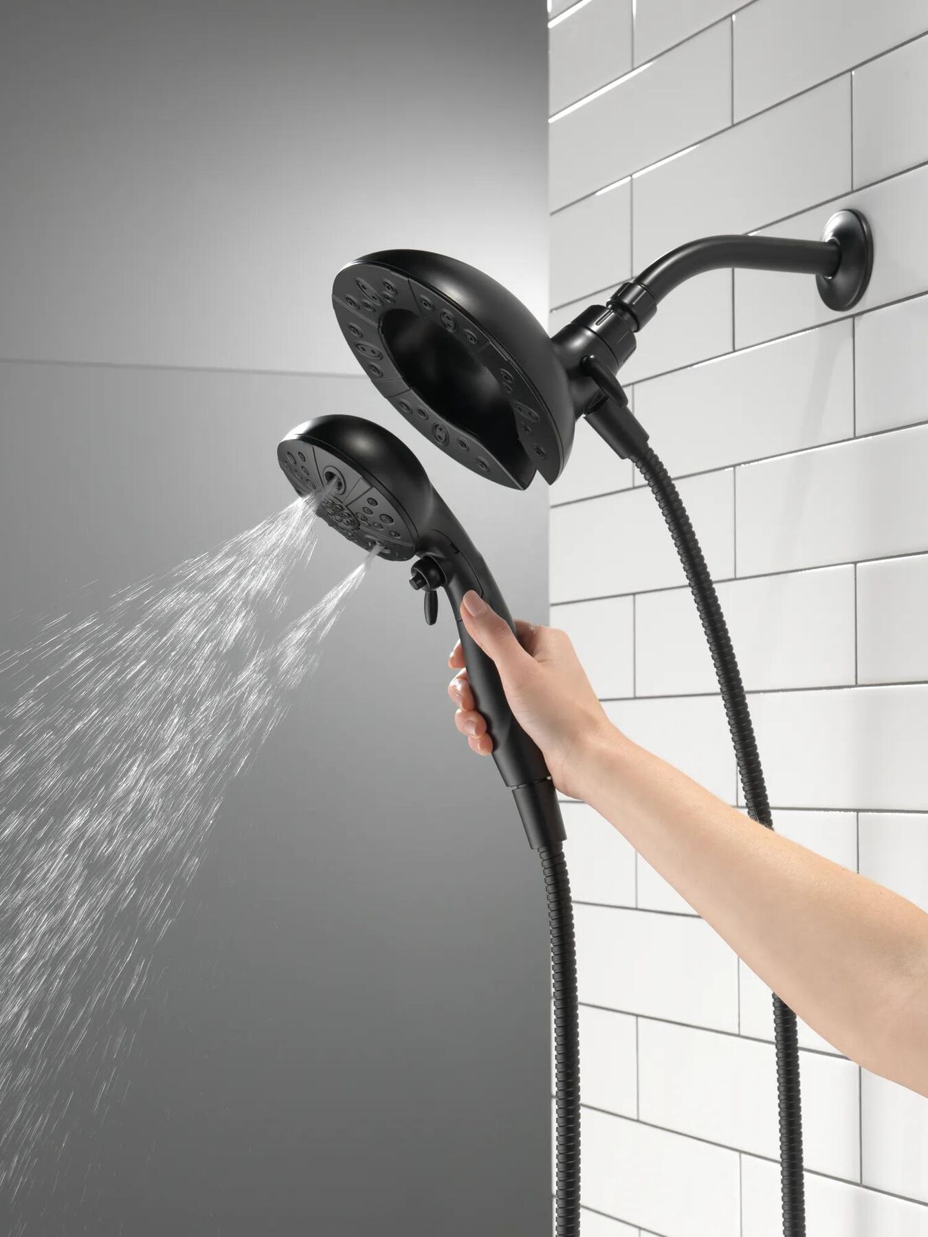 H2Okinetic&reg;&nbsp;In2ition&reg;&nbsp;5-Setting Two-in-One Shower