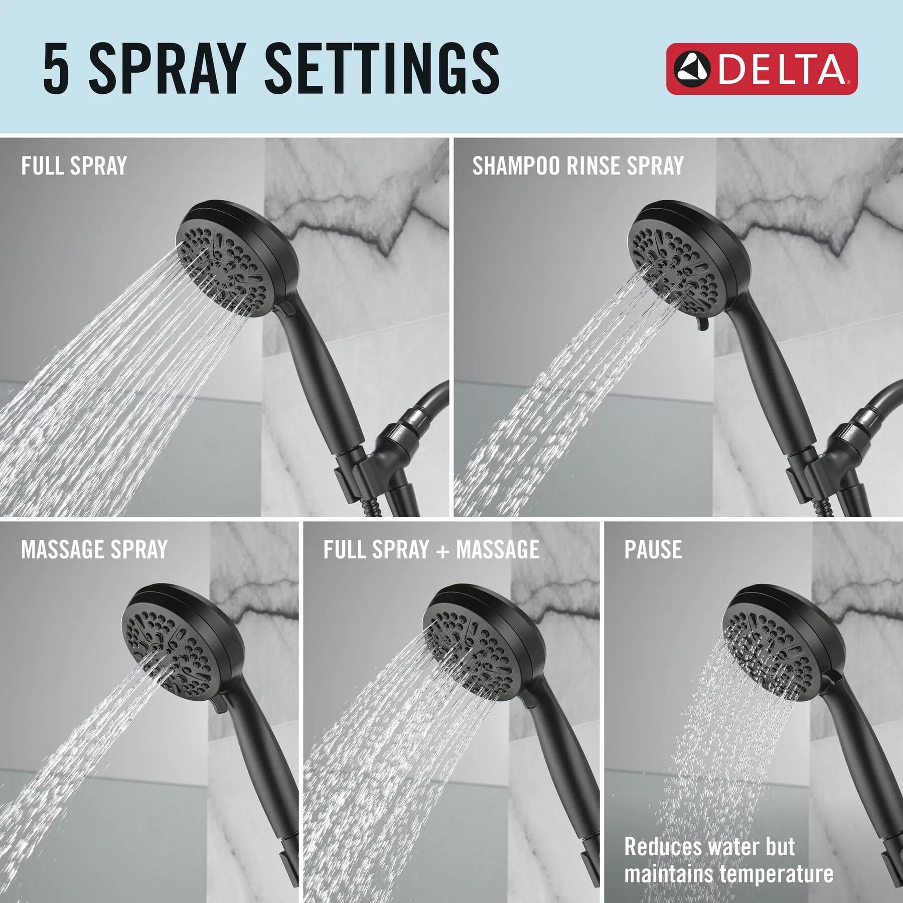 5 Setting Hand Shower