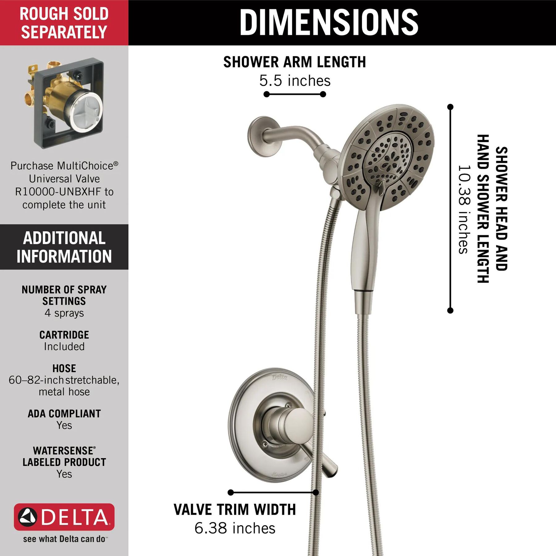 In2ition&reg; Shower Trim 17S (Recertified)