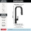 Single Handle Pull-Down Kitchen Faucet