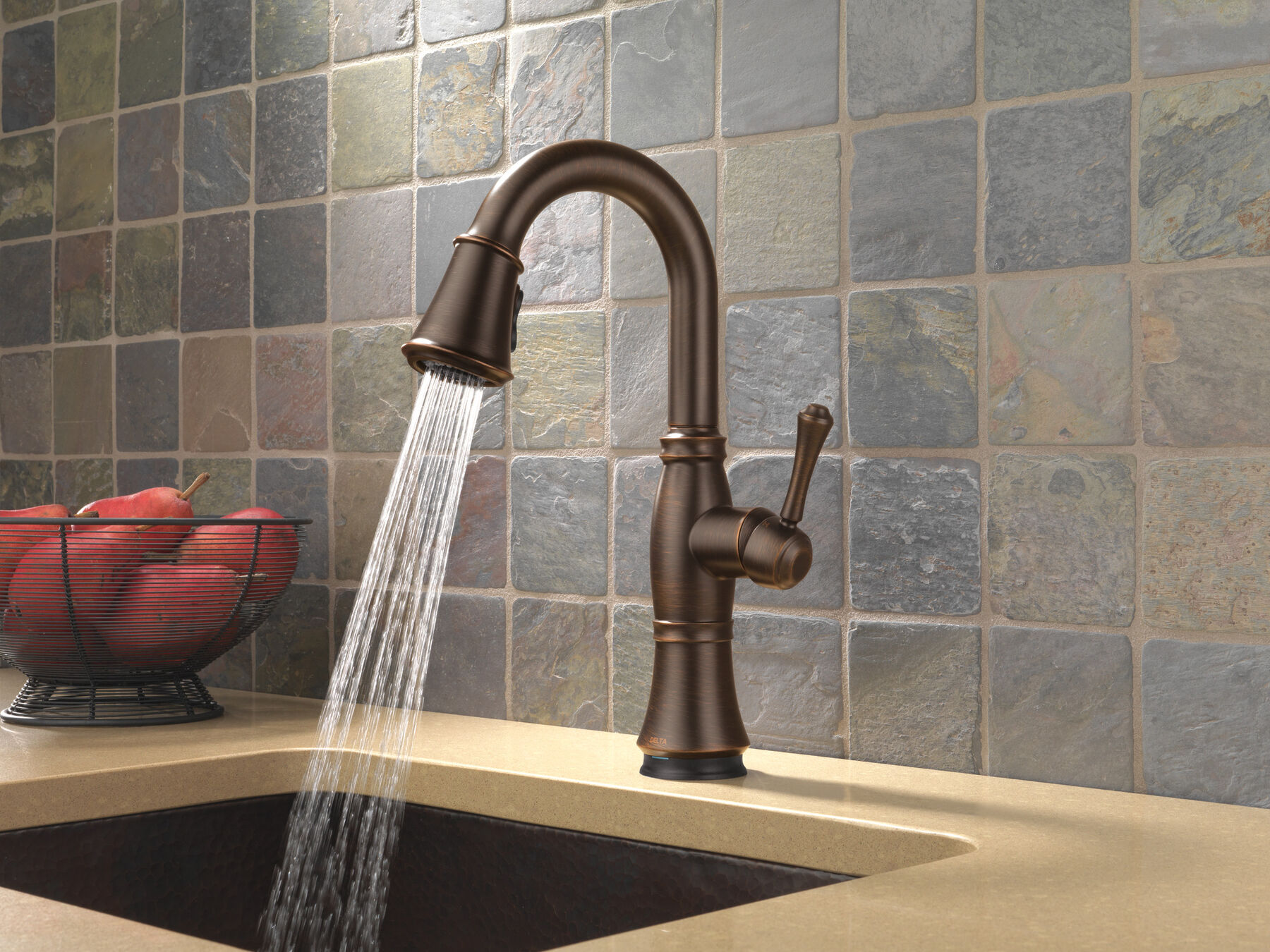 Single Handle Pull-Down Bar / Prep Faucet with Touch<sub>2</sub>O&reg; Technology