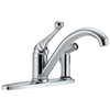 Single Handle Kitchen Faucet with Integral Spray