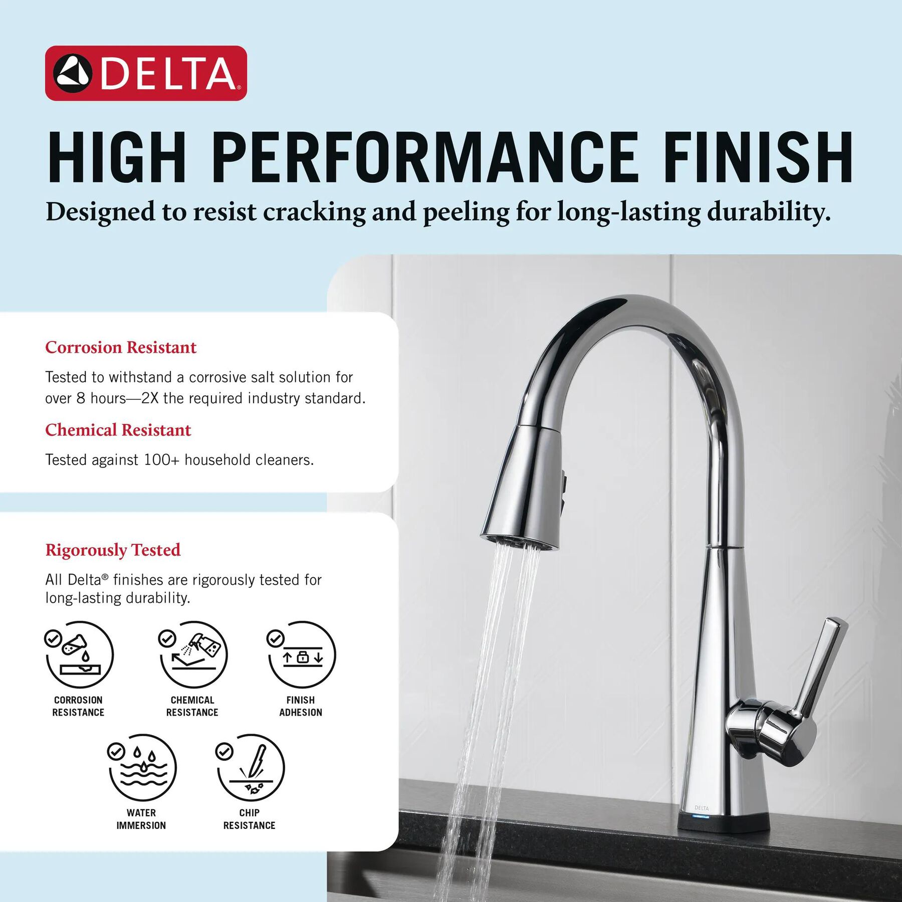Single Handle Pull-Down Kitchen Faucet with Touch<sub>2</sub>O&reg; Technology