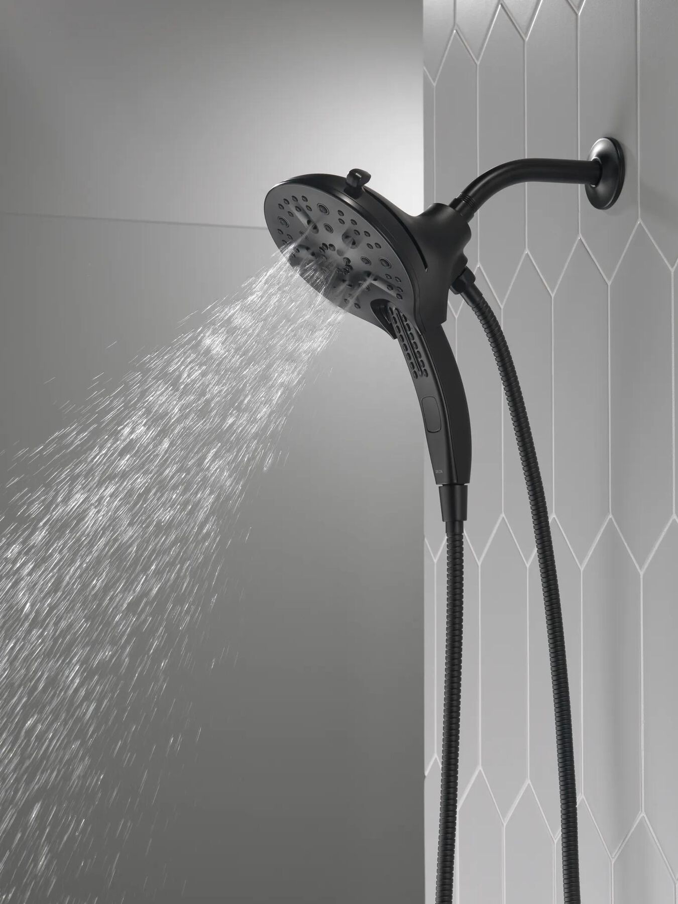 In2ition&reg; H<sub>2</sub>Okinetic&reg; 5-Setting Two-in-One Shower