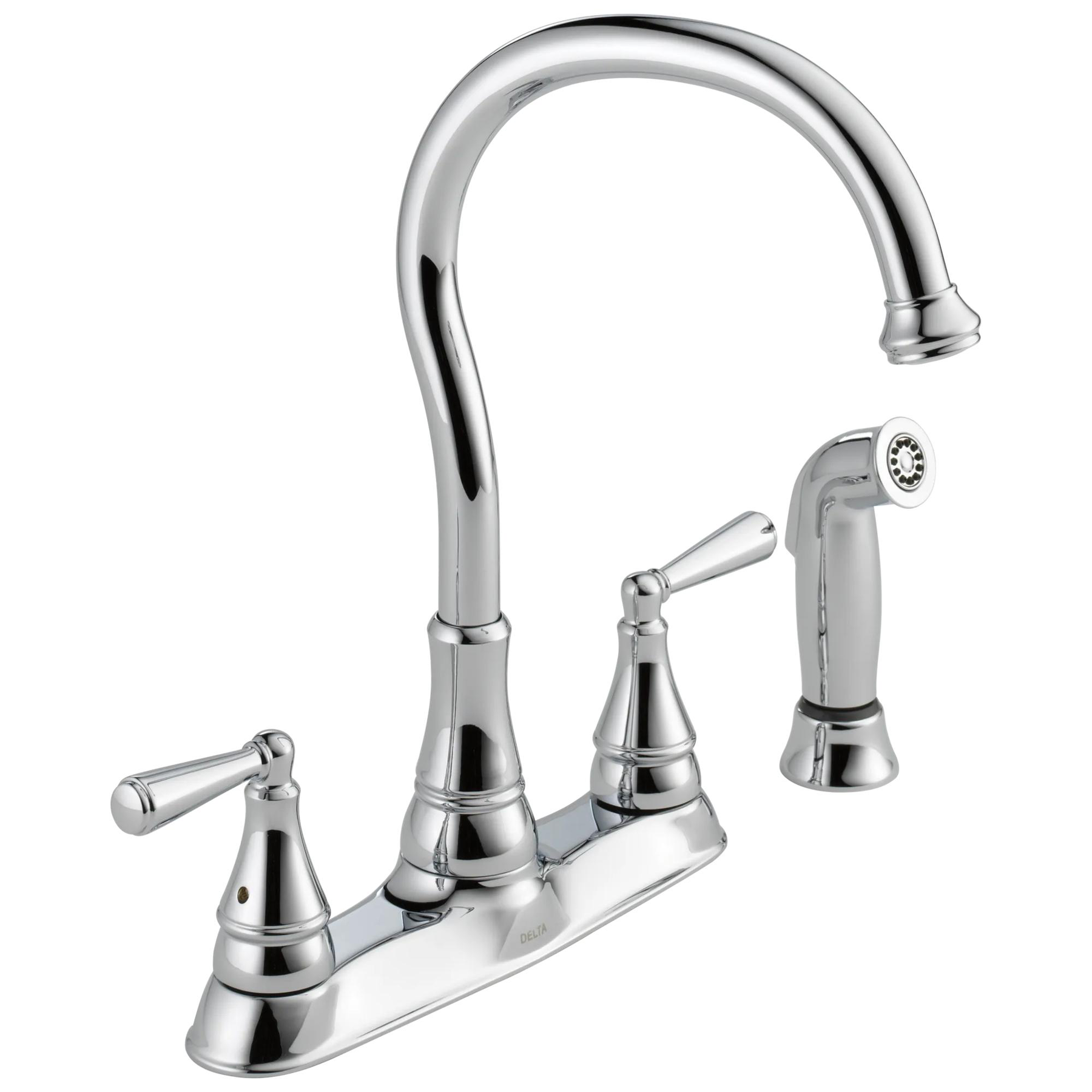 Two Handle Kitchen Faucet with Spray