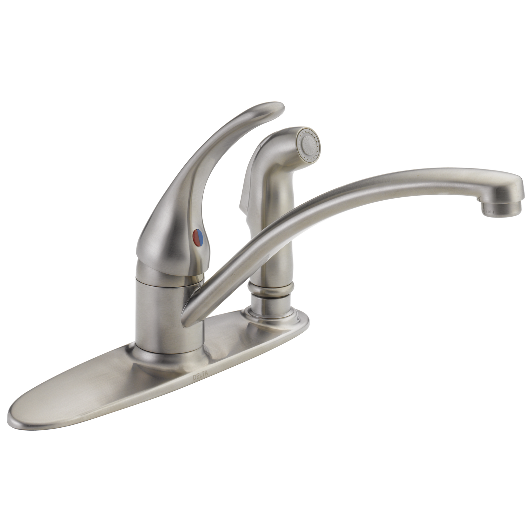 Single Handle Kitchen Faucet with Integral Spray