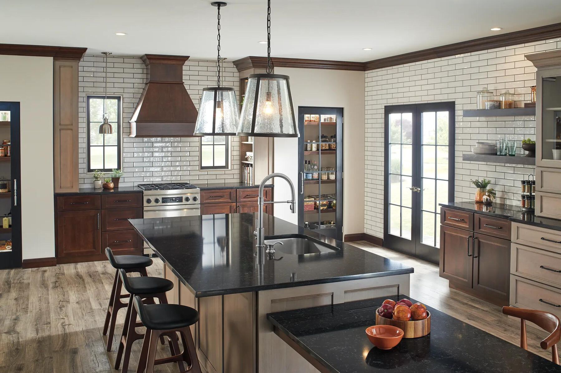 Commercial Single-Handle Pull-Down Kitchen Faucet