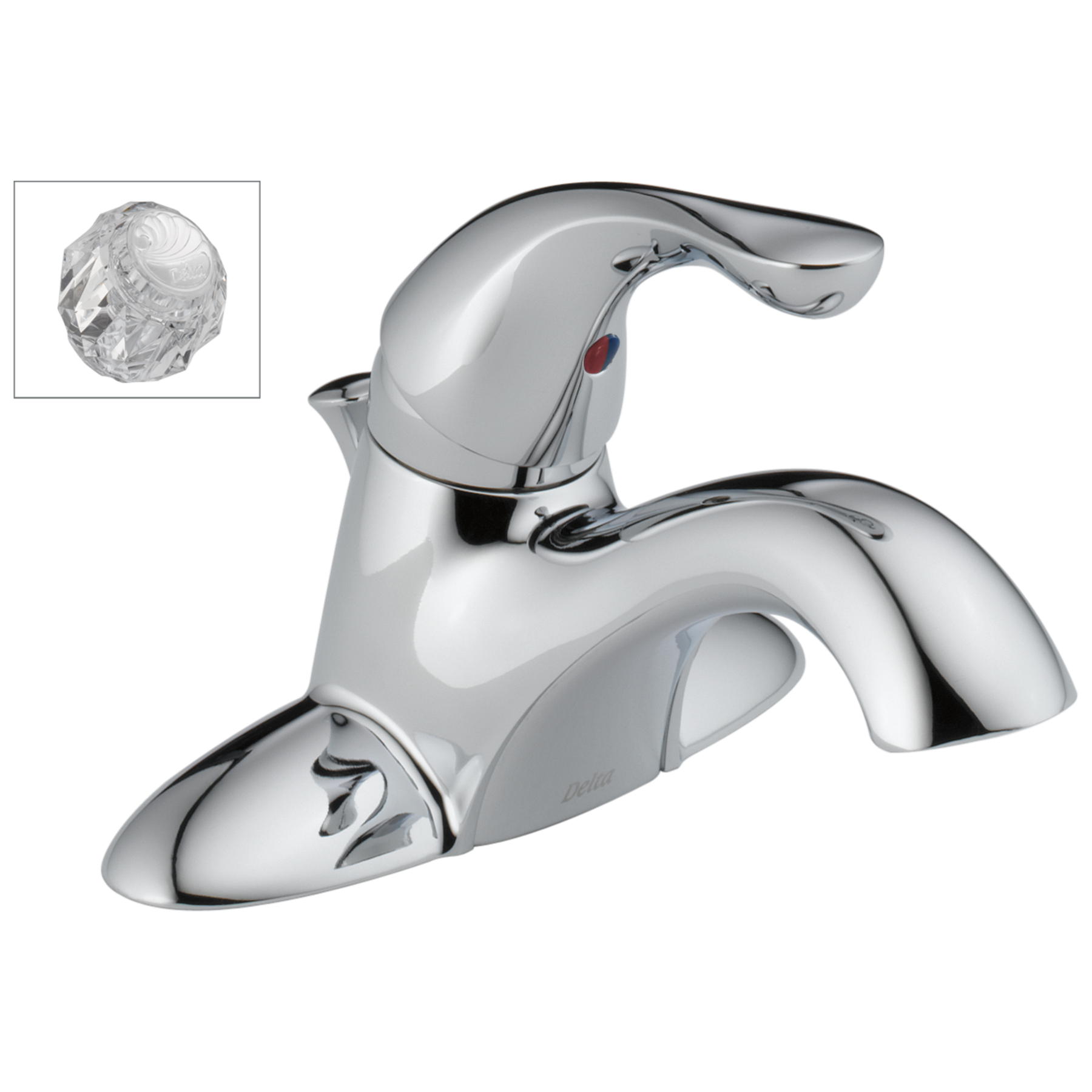 Single Handle Centerset Bathroom Faucet (Recertified)