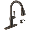 Single Handle Pull-Down Kitchen Faucet with Soap Dispenser and ShieldSpray&reg; Technology (Recertified)