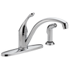 Single Handle Kitchen Faucet with Spray (Recertified)