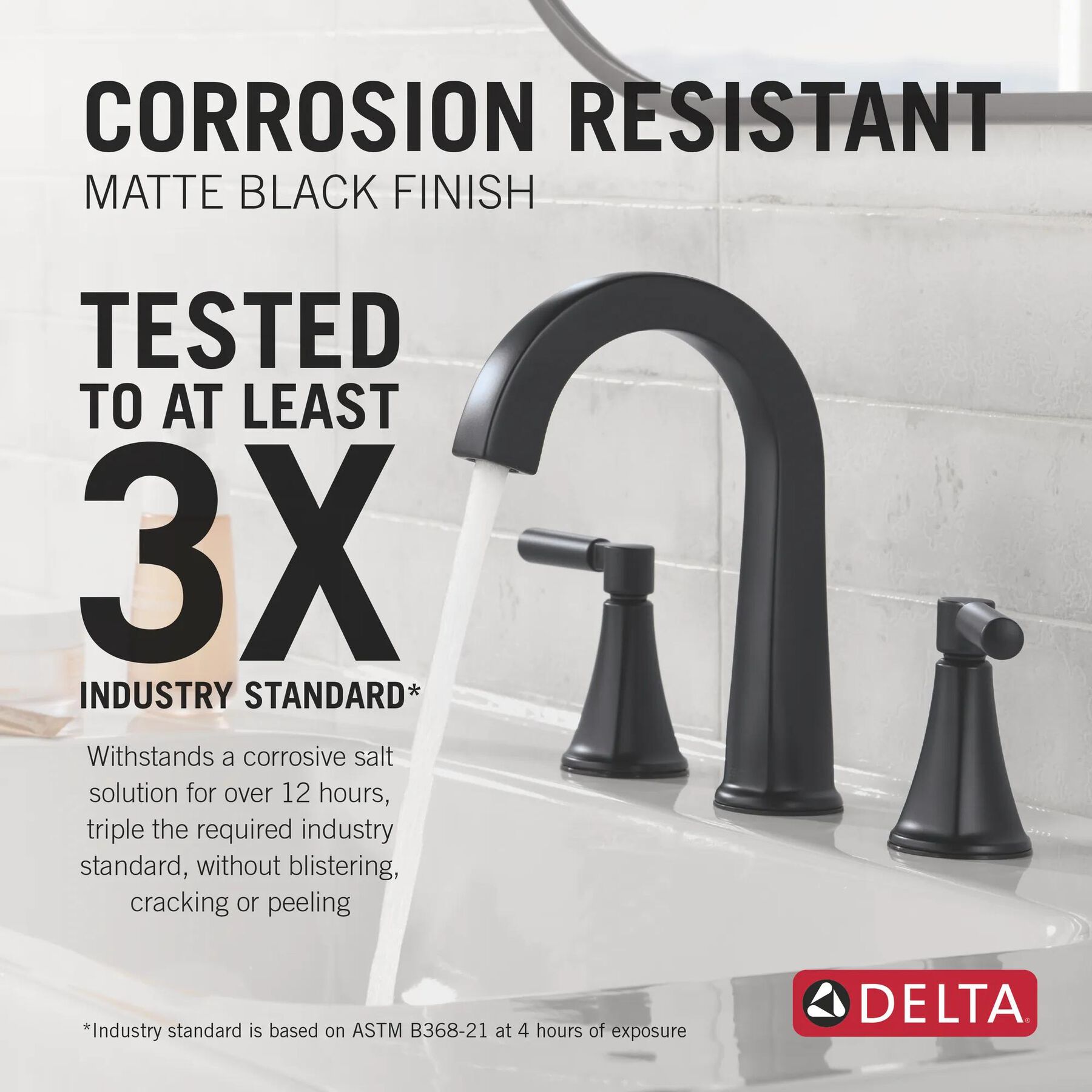 Widespread Lavatory Faucet with 14 Series Shower Trim and Rough Bundle