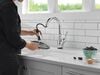 Touch2O with Touchless and VoiceIQ&reg; Technology Single Handle Pull-Down Kitchen Faucet with Soap Dispenser