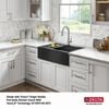 30&rdquo; Retrofit Farmhouse Apron Front 16 Gauge Workstation Kitchen Sink Single Bowl in with WorkFlow&trade; Ledge and&nbsp;Accessories for Top Mount Drop-In Installation