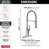 Spring Kitchen Faucet (Recertified)